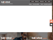 Tablet Screenshot of kaliostest.com